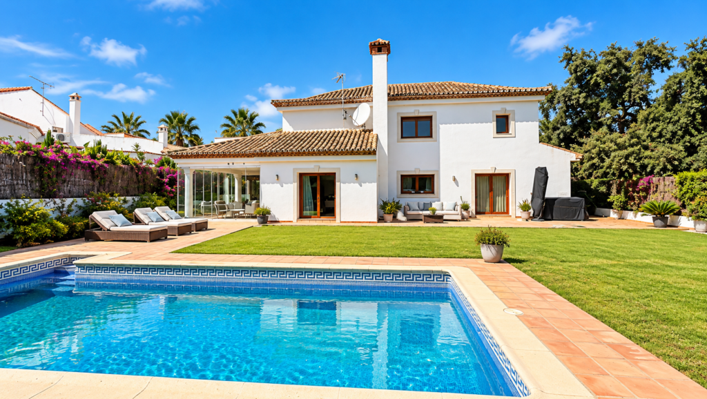 Refurbished Villa With A Garden Lounge In Sotogrande Costa
