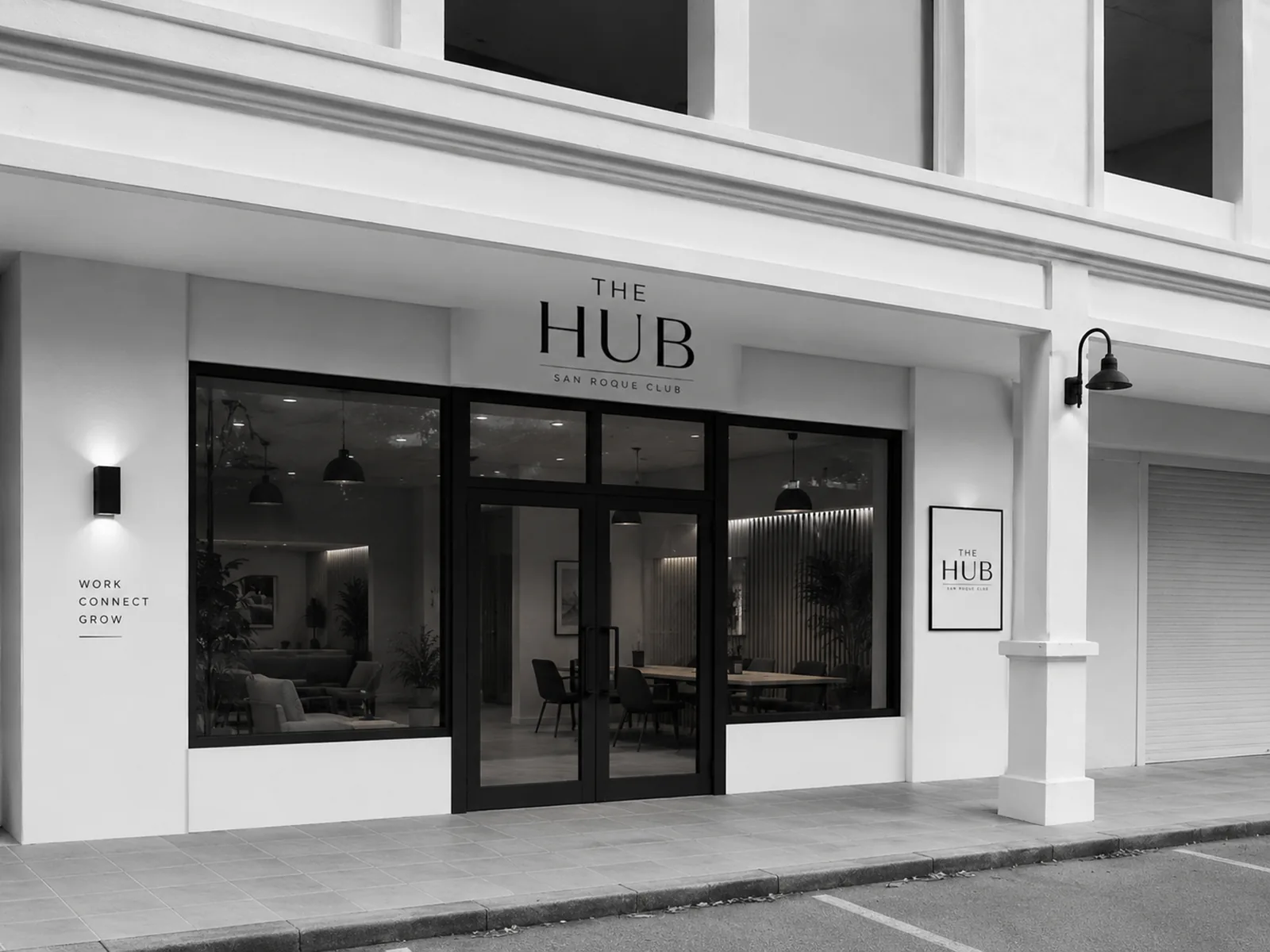 The Hub coworking and business lounge at San Roque Club