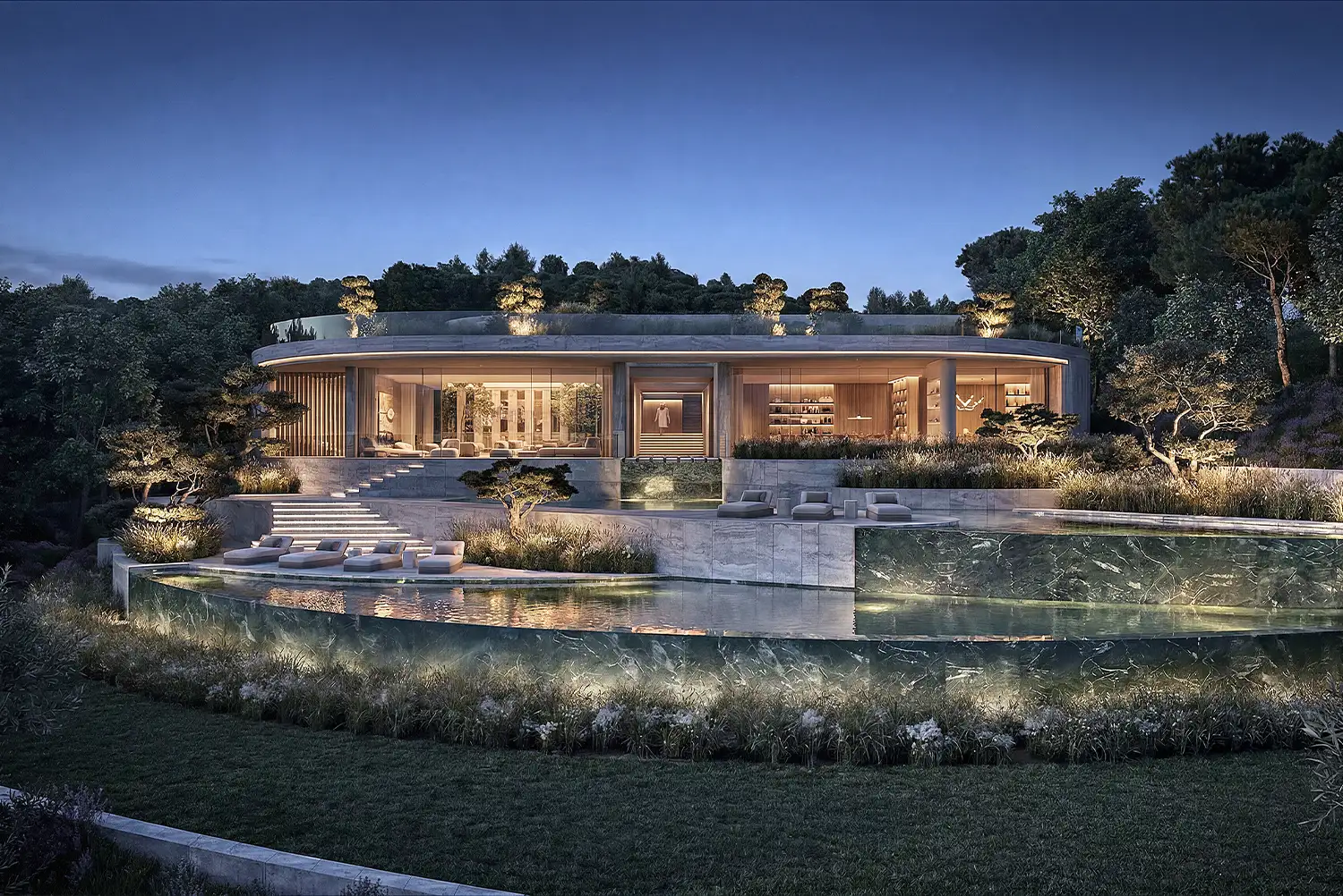 Architectural visualisation of Villa Dune at The Fifteen, Sotogrande