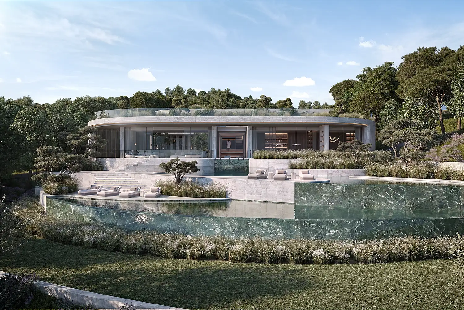 Official architectural visualisation of Villa Dune